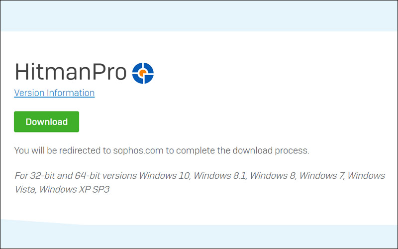 Tải phần mềm HitmanPro